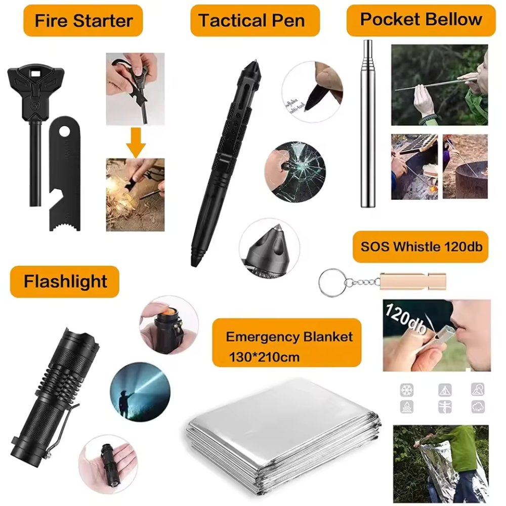 17 Piece Survival Kit